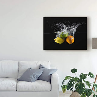 Citrus Splash by Mogyorosi Stefan - Photograph on Canvas