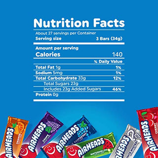 Airheads Mini Bars Halloween Trick or Treat Candy Assorted Flavors Variety Pack Individually Wrapped Bulk Candy for Adults & Kids Party Pantry Non-Melting 80 ct Bag (Box of 4 Bags)