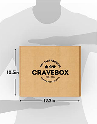 CRAVEBOX Snack Box (50 Count) Halloween Variety Pack Gift Care Package Basket Adult Kid Guy Girl Women Men Birthday College Student Office Back to School